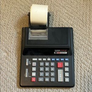 Casio Black and Gray Printing Calculator